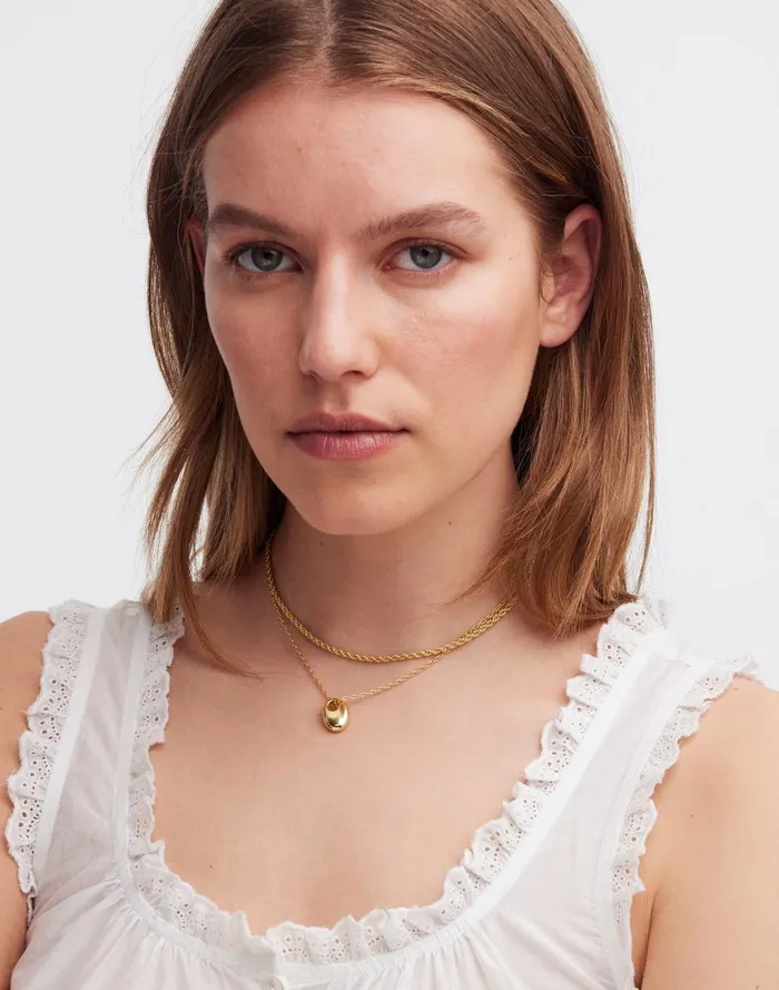 Women Jewelry Madewell TwoPack Pebble Necklace Set