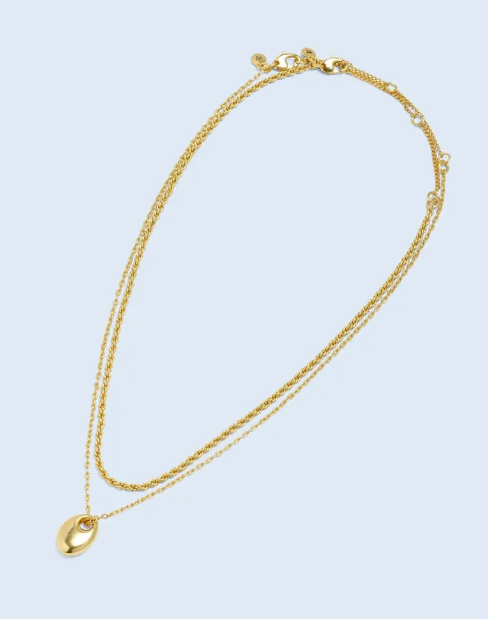 Women Jewelry Madewell TwoPack Pebble Necklace Set