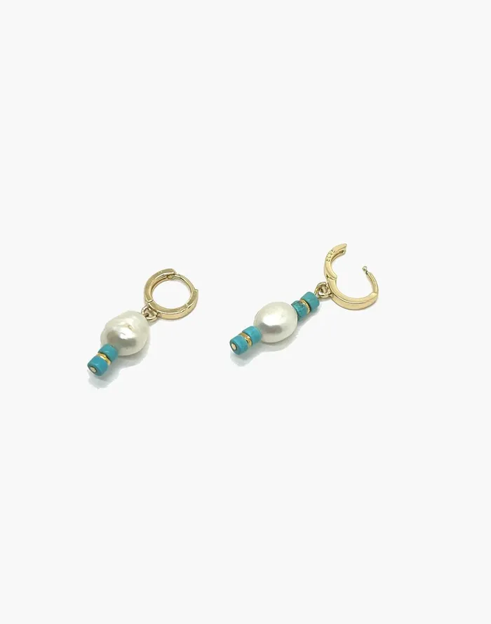 Women Jewelry Madewell X MIJU Freshwater Pearl Boneyard Earrings
