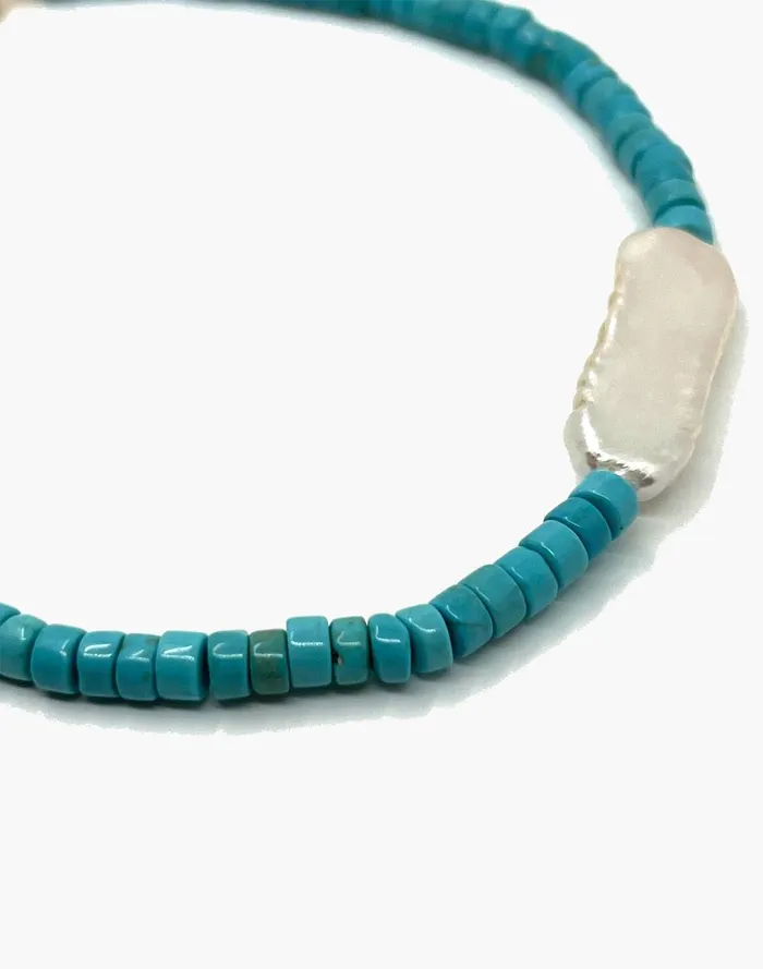 Women Jewelry Madewell X MIJU Turquoise Beaded Palma Bracelet