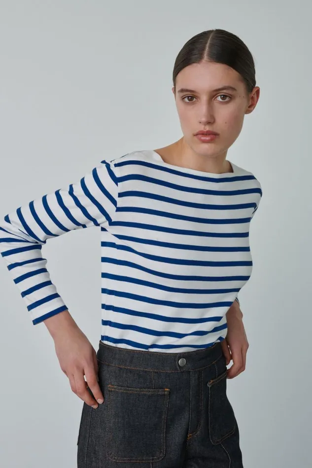 Women KATY TEESHIRT Whiteblue Soeur TShirts and Sweatshirts