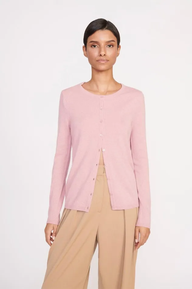 Women Knits STAUD ADAN CARDIGAN CHERRY BLOSSOM
