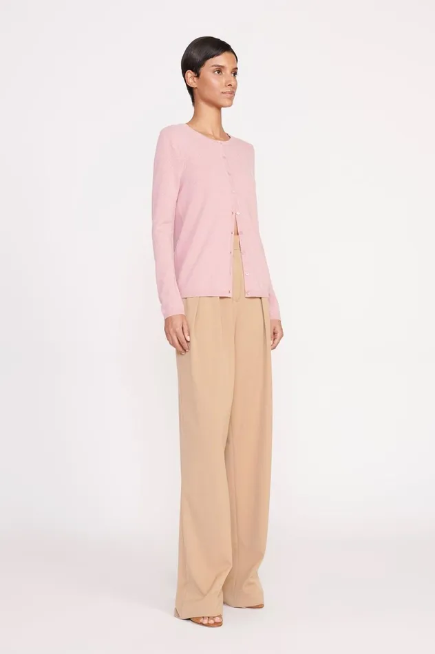 Women Knits STAUD ADAN CARDIGAN CHERRY BLOSSOM Women Knits STAUD ADAN CARDIGAN CHERRY BLOSSOM