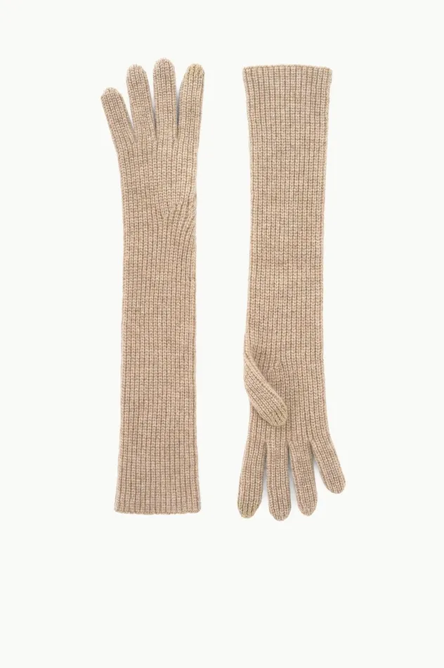 Women Knits STAUD STAUD PALMER GLOVES BEIGE