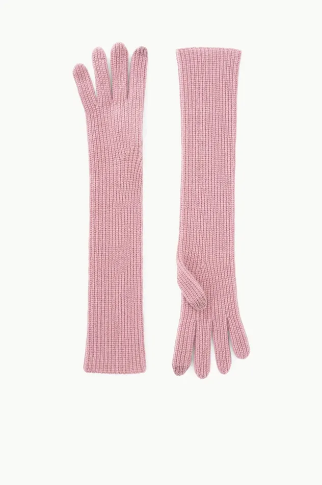 Women Knits STAUD STAUD PALMER GLOVES CHERRY BLOSSOM
