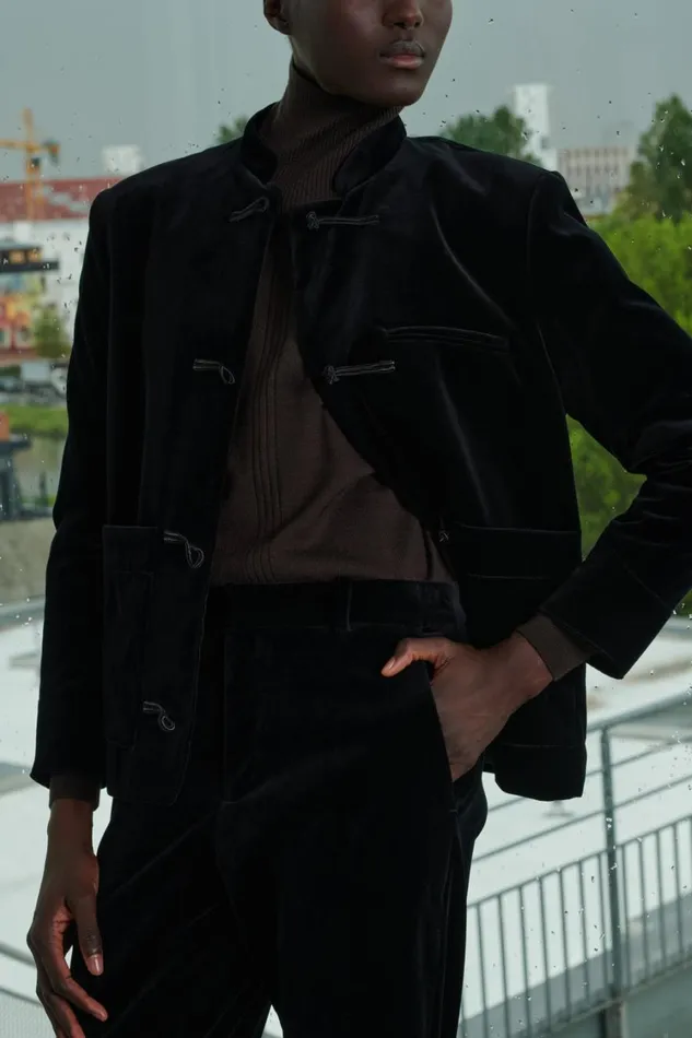 Women LADY JACKET Black Soeur Jackets and Coats
