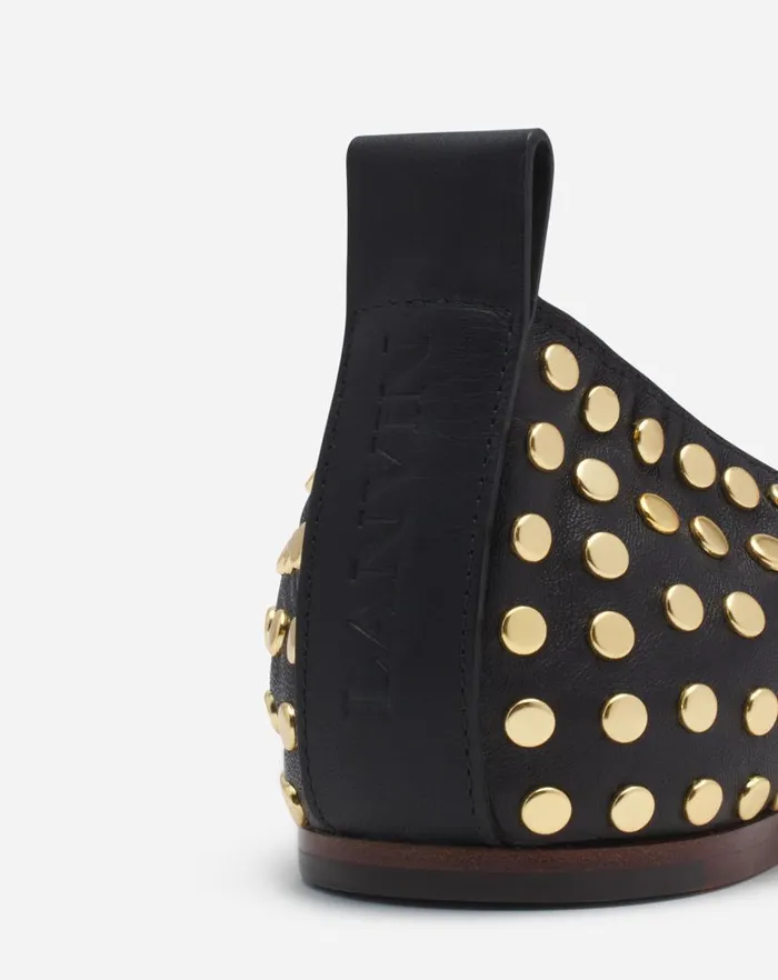 Women Lanvin Ballerinas The Leather Ballerina Flat With Studs Black Women Lanvin Ballerinas The Leather Ballerina Flat With Studs Black