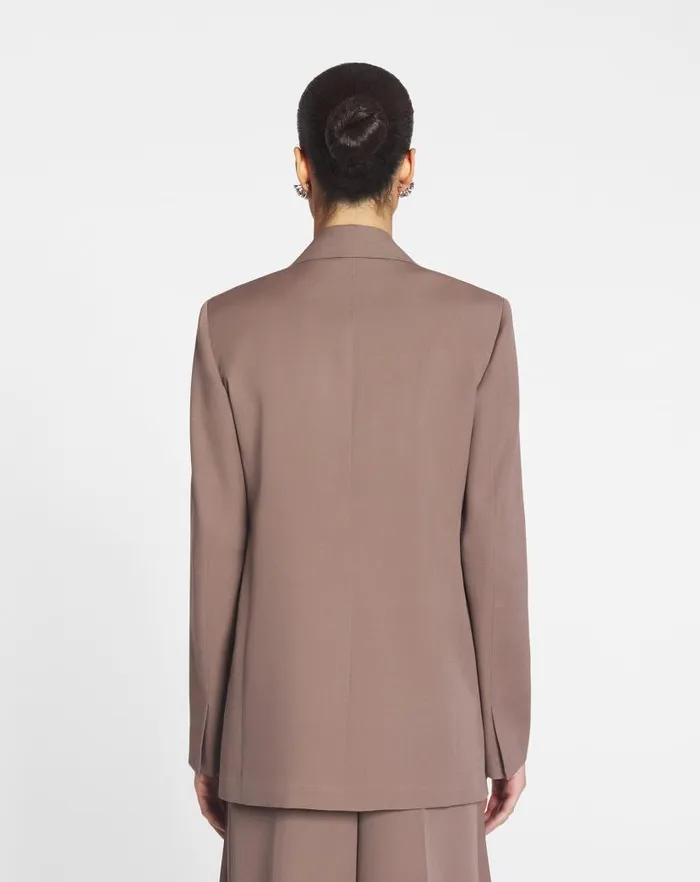 Women Lanvin Coats and Jackets Doublebreasted Jacket Marron Glace Women Lanvin Coats and Jackets Doublebreasted Jacket Marron Glace