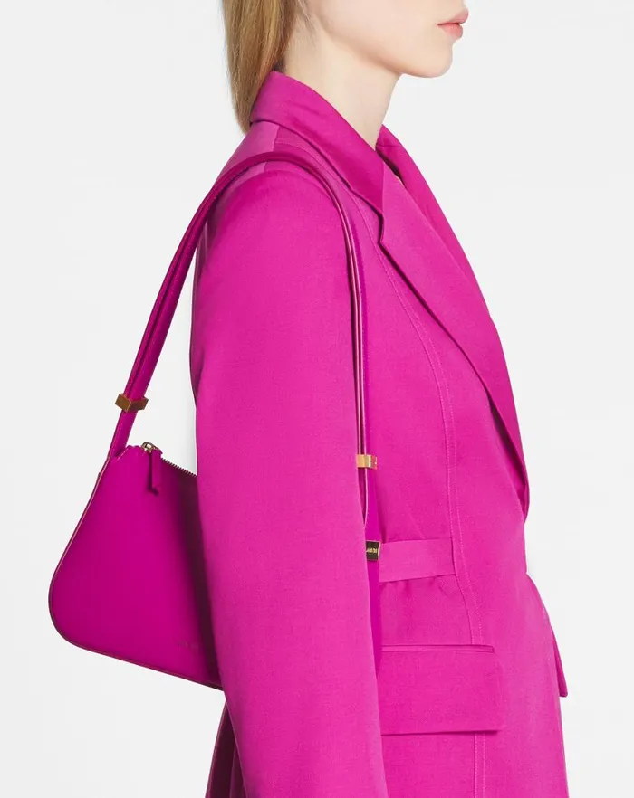 Women Lanvin Concerto Concerto Baguette Leather Bag Fuchsia Women Lanvin Concerto Concerto Baguette Leather Bag Fuchsia