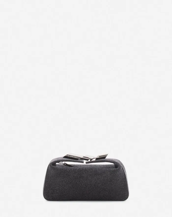 Women Lanvin Crossbody Bags and Shoulder Bags Haute Squence Clutch Bag In Suede Black Women Lanvin Crossbody Bags and Shoulder Bags Haute Squence Clutch Bag In Suede Black