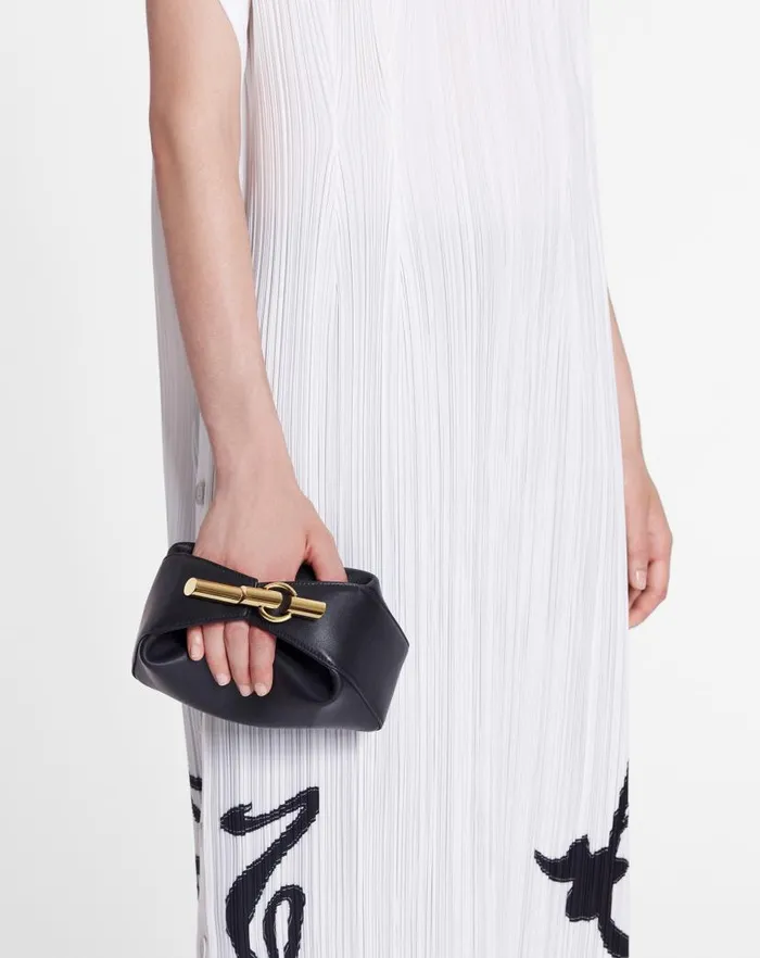 Women Lanvin Crossbody Bags and Shoulder Bags Haute Squence Leather Clutch Bag Black Women Lanvin Crossbody Bags and Shoulder Bags Haute Squence Leather Clutch Bag Black