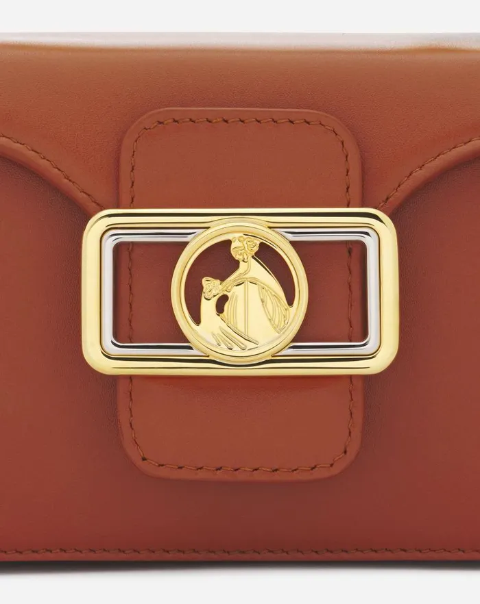 Women Lanvin Crossbody Bags and Shoulder Bags Nano Pencil Cat Leather Bag Tan
