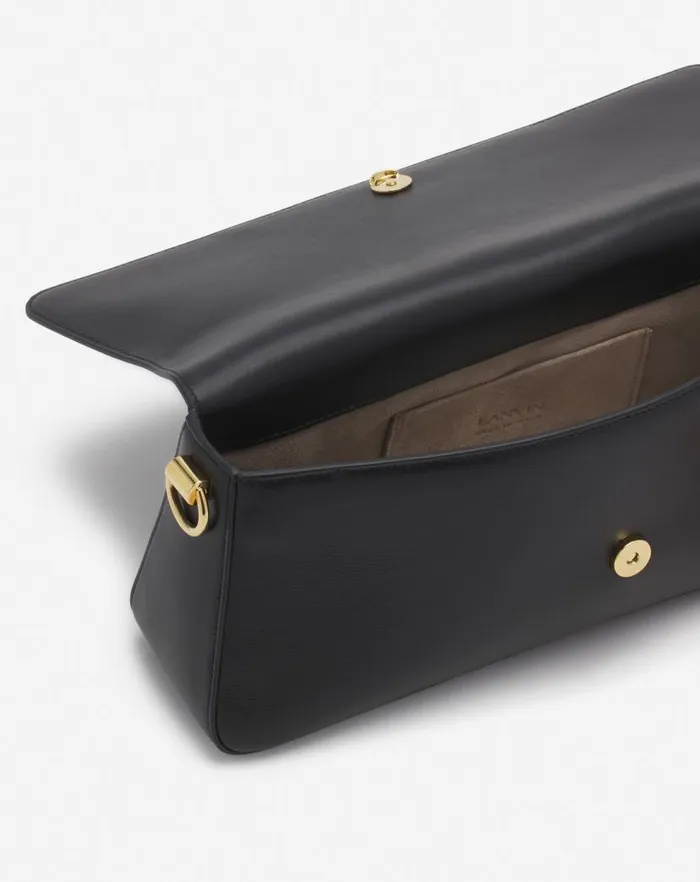Women Lanvin Crossbody Bags and Shoulder Bags Squence By Lanvin Baguette Bag In Leather Black Women Lanvin Crossbody Bags and Shoulder Bags Squence By Lanvin Baguette Bag In Leather Black