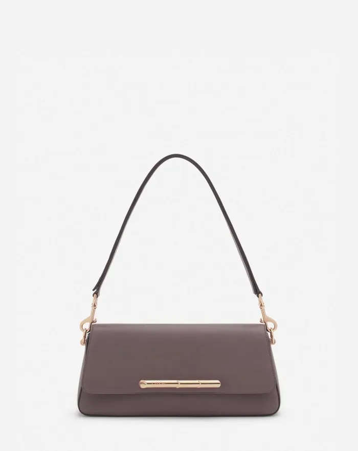 Women Lanvin Crossbody Bags and Shoulder Bags Squence By Lanvin Baguette Bag In Leather Marron Glace Women Lanvin Crossbody Bags and Shoulder Bags Squence By Lanvin Baguette Bag In Leather Marron Glace