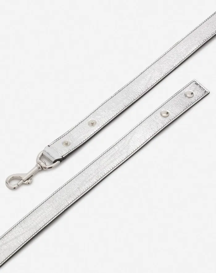 Women Lanvin Crossbody Bags and Shoulder Bags Squence By Lanvin Baguette Bag In Metallic Leather Silver Women Lanvin Crossbody Bags and Shoulder Bags Squence By Lanvin Baguette Bag In Metallic Leather Silver