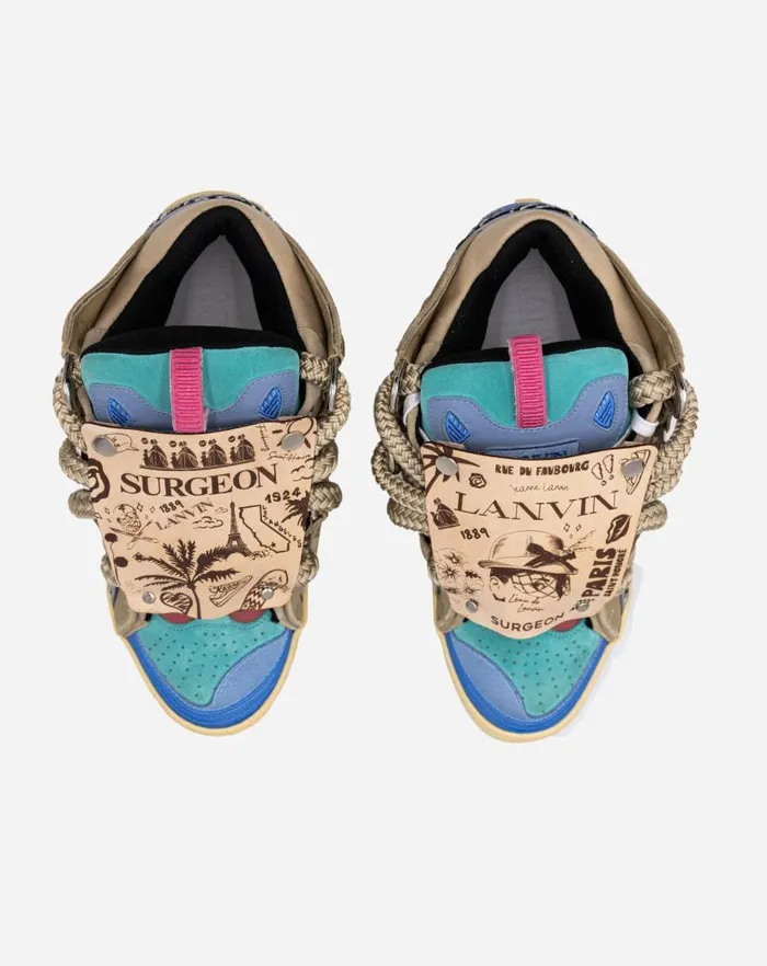 Women Lanvin Curb Curb Sneakers By Surgeon For Women Light Blue