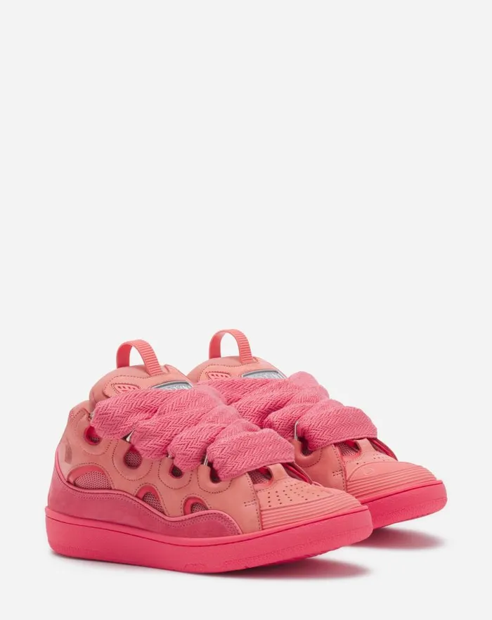 Women Lanvin Curb Leather Curb Sneakers Venus Women Lanvin Curb Leather Curb Sneakers Venus