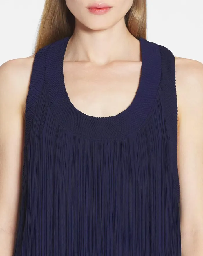 Women Lanvin Dresses Pleated Midi Dress Japanese Ink Women Lanvin Dresses Pleated Midi Dress Japanese Ink