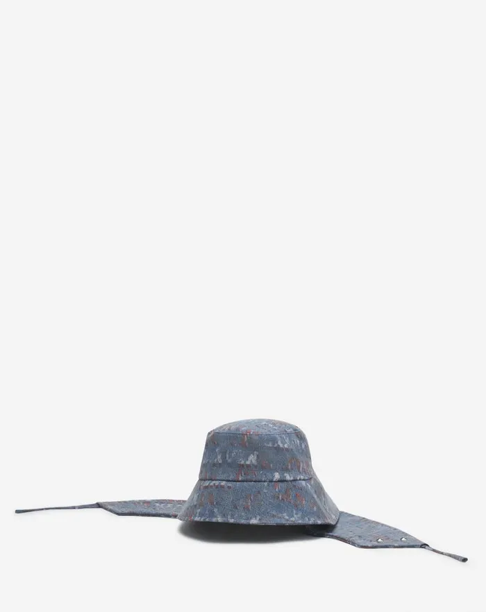 Women Lanvin Hats Denim Fisherman Hat Light Blue