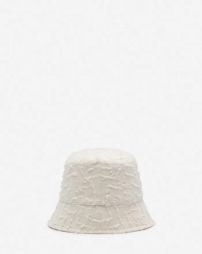 Women Lanvin Hats Herringbone Motif Lanvin Bucket Hat Light Beigeburgundy Women Lanvin Hats Herringbone Motif Lanvin Bucket Hat Light Beigeburgundy