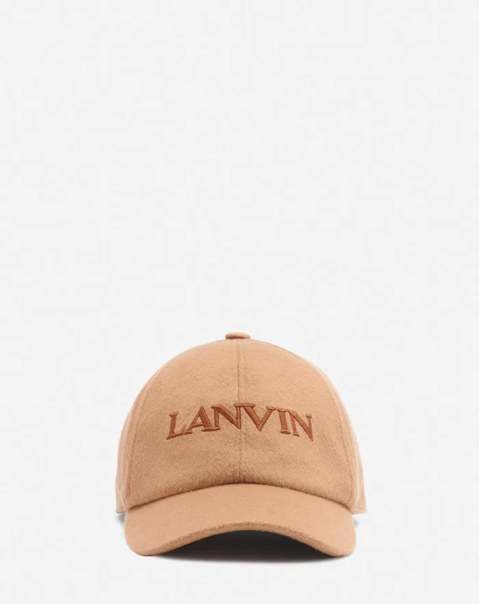 Women Lanvin Hats Lanvin Wool Cap Tan