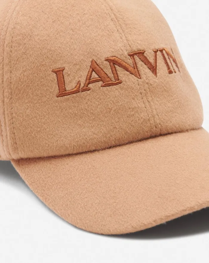 Women Lanvin Hats Lanvin Wool Cap Tan
