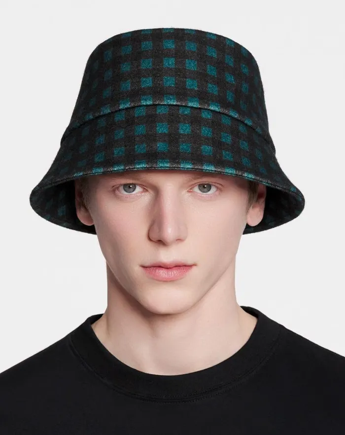Women Lanvin Hats Wool Bucket Hat Blackdragon Women Lanvin Hats Wool Bucket Hat Blackdragon