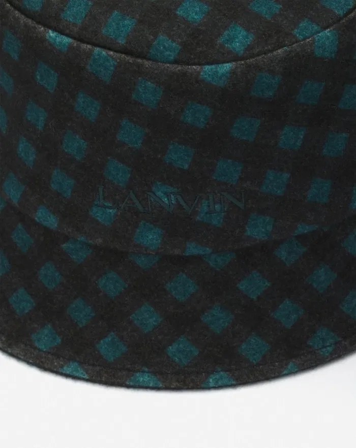 Women Lanvin Hats Wool Bucket Hat Blackdragon Women Lanvin Hats Wool Bucket Hat Blackdragon