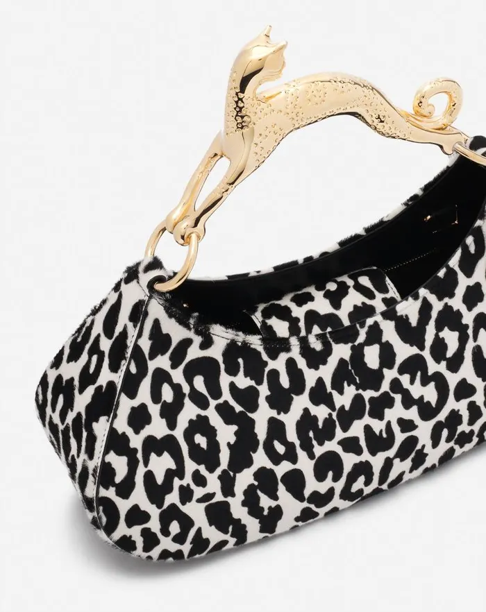 Women Lanvin Hobo Hobo Cat Bolide Bag In Ponyeffect Leather Blackwhite Women Lanvin Hobo Hobo Cat Bolide Bag In Ponyeffect Leather Blackwhite