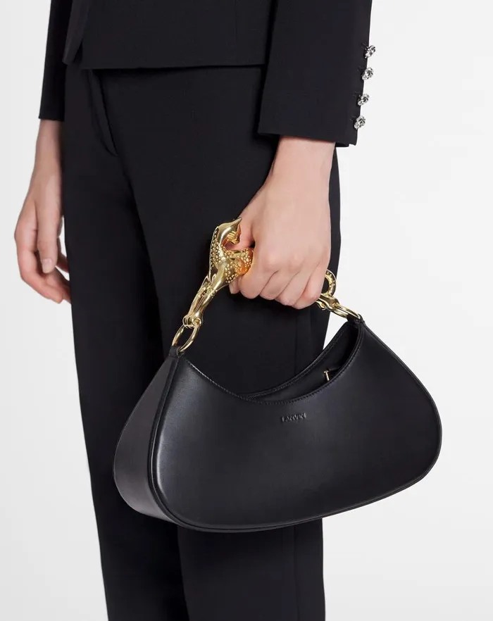 Women Lanvin Hobo Hobo Cat Bolide Leather Bag Black Women Lanvin Hobo Hobo Cat Bolide Leather Bag Black