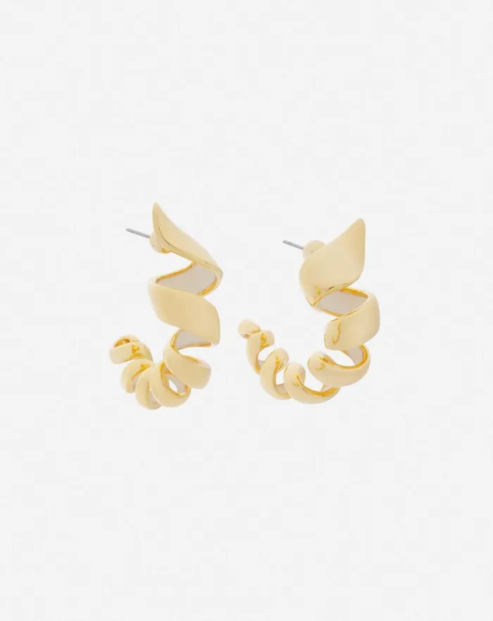 Women Lanvin Jewelry Mlodie Ribbon Creole Earrings Goldmoon Women Lanvin Jewelry Mlodie Ribbon Creole Earrings Goldmoon