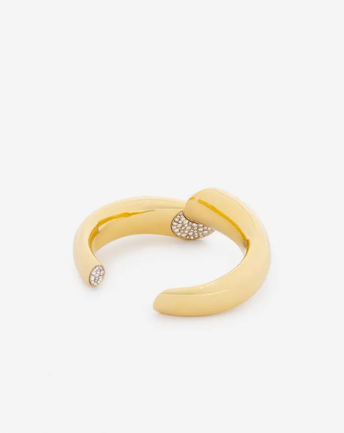 Women Lanvin Jewelry Sequence By Lanvin Rhinestone Bracelet Goldcrystal