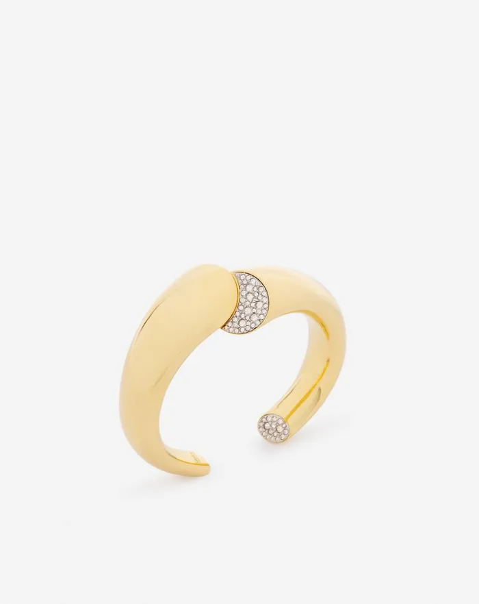 Women Lanvin Jewelry Sequence By Lanvin Rhinestone Bracelet Goldcrystal