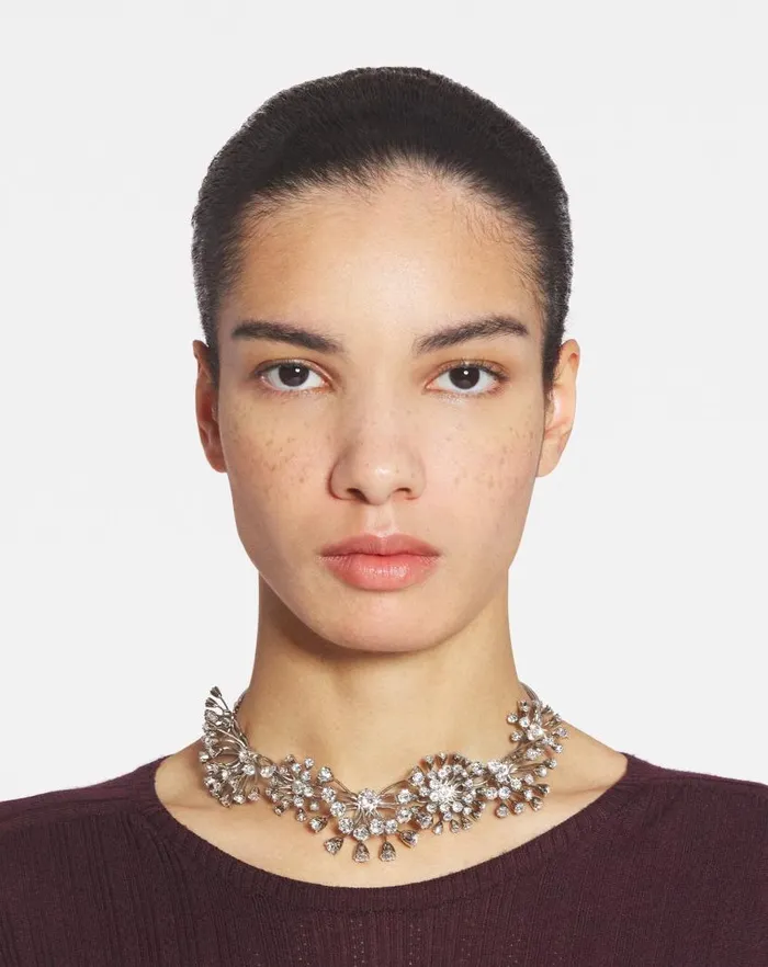Women Lanvin Jewelry Traviata By Lanvin Necklace Silvercrystal Women Lanvin Jewelry Traviata By Lanvin Necklace Silvercrystal
