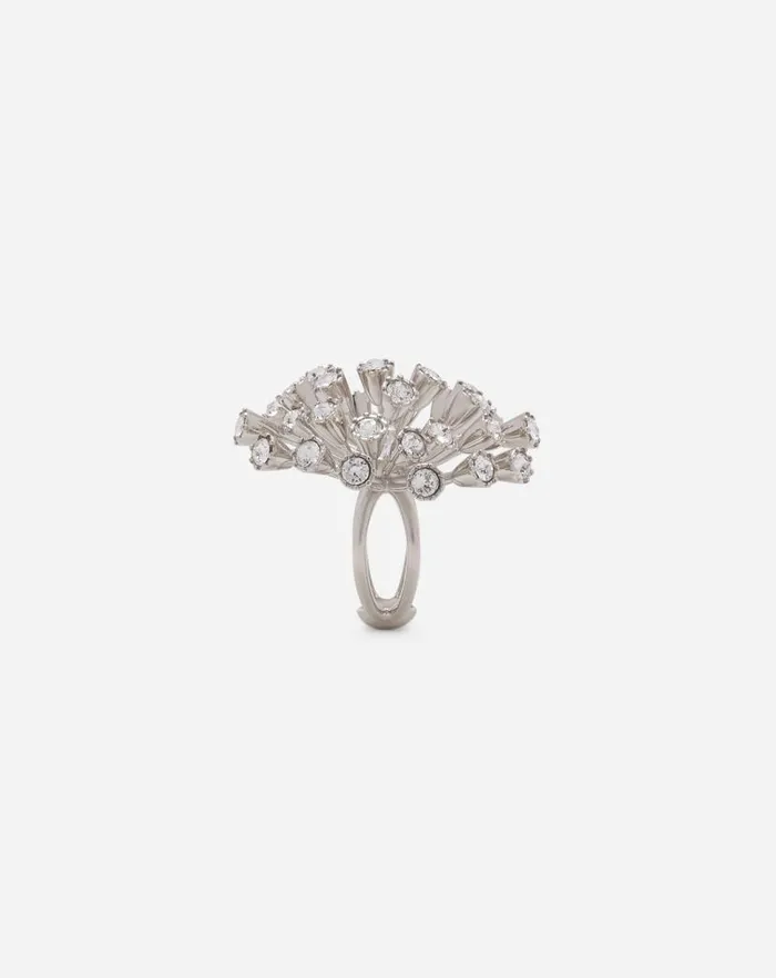 Women Lanvin Jewelry Traviata By Lanvin Ring Silvercrystal