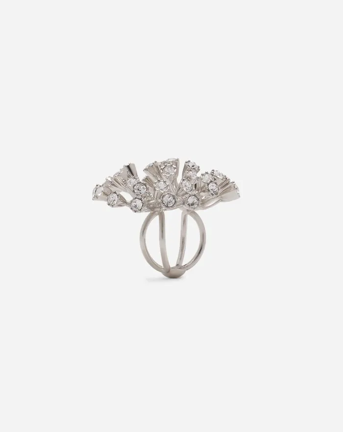 Women Lanvin Jewelry Traviata By Lanvin Ring Silvercrystal Women Lanvin Jewelry Traviata By Lanvin Ring Silvercrystal