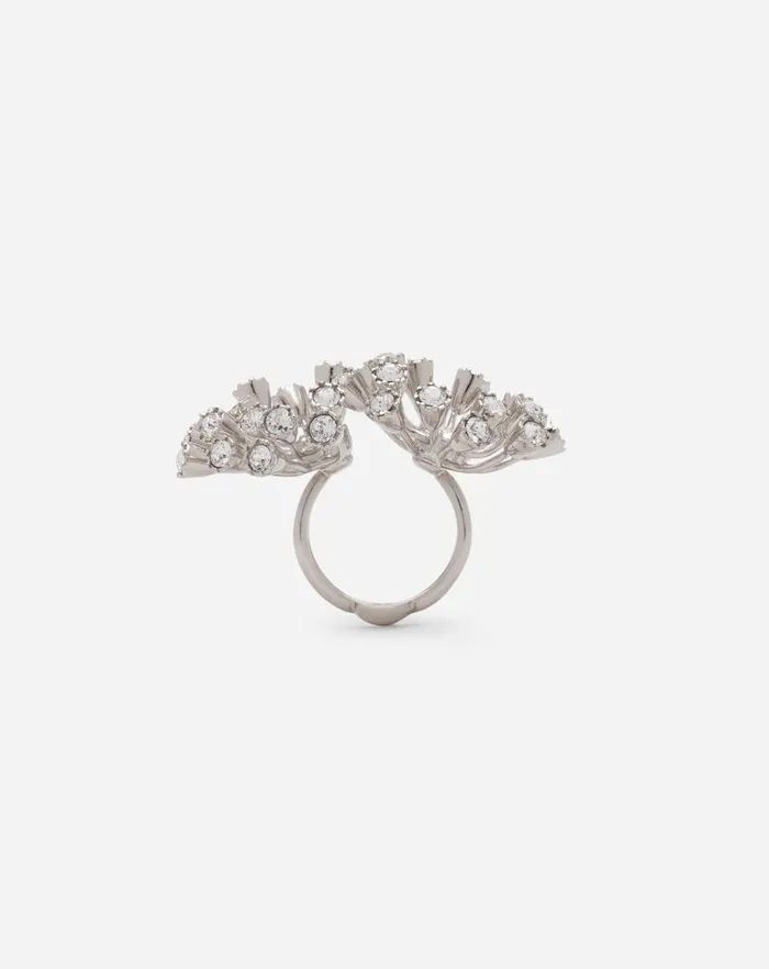 Women Lanvin Jewelry Traviata By Lanvin Ring Silvercrystal Women Lanvin Jewelry Traviata By Lanvin Ring Silvercrystal