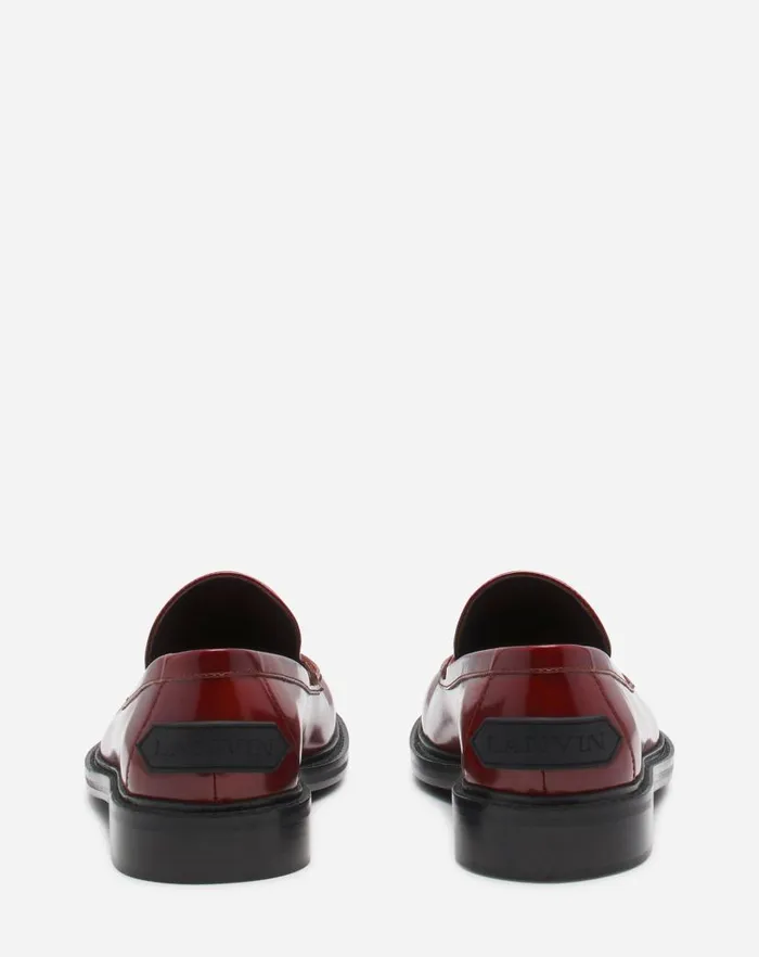 Women Lanvin Loafers Spinto Loafers In Smooth Leather Dark Brown Women Lanvin Loafers Spinto Loafers In Smooth Leather Dark Brown