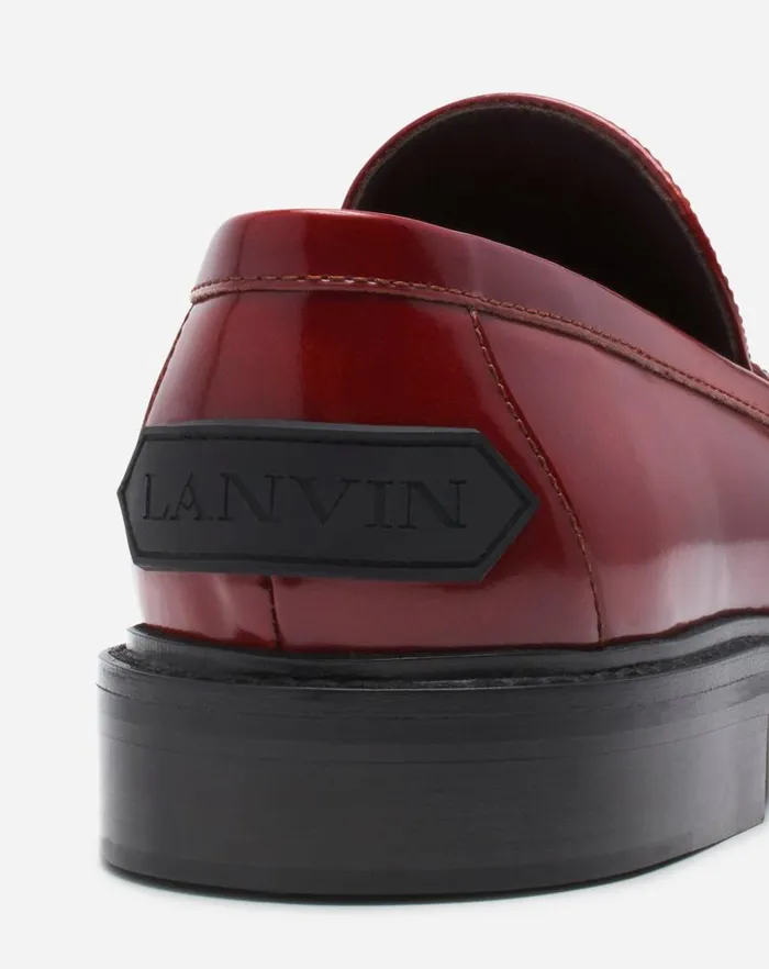 Women Lanvin Loafers Spinto Loafers In Smooth Leather Dark Brown Women Lanvin Loafers Spinto Loafers In Smooth Leather Dark Brown