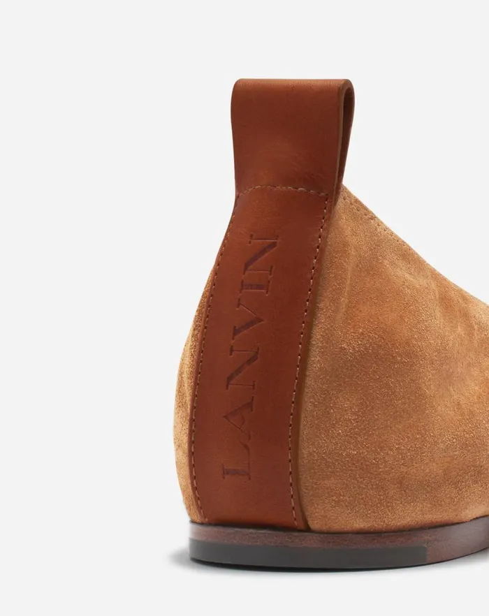 Women Lanvin Loafers The Suede Ballerina Flat Brown Women Lanvin Loafers The Suede Ballerina Flat Brown