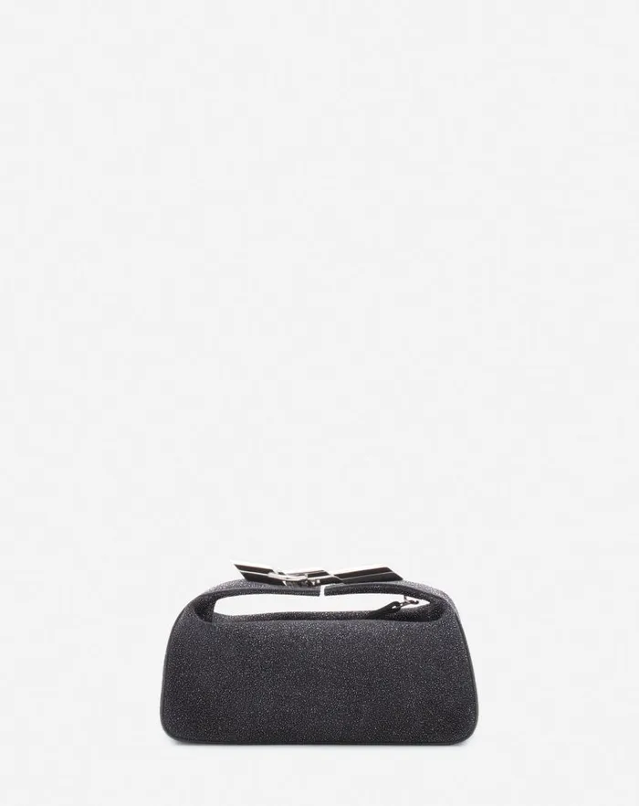 Women Lanvin Mini Bags and Clutches Haute Squence Clutch Bag In Suede Black Women Lanvin Mini Bags and Clutches Haute Squence Clutch Bag In Suede Black
