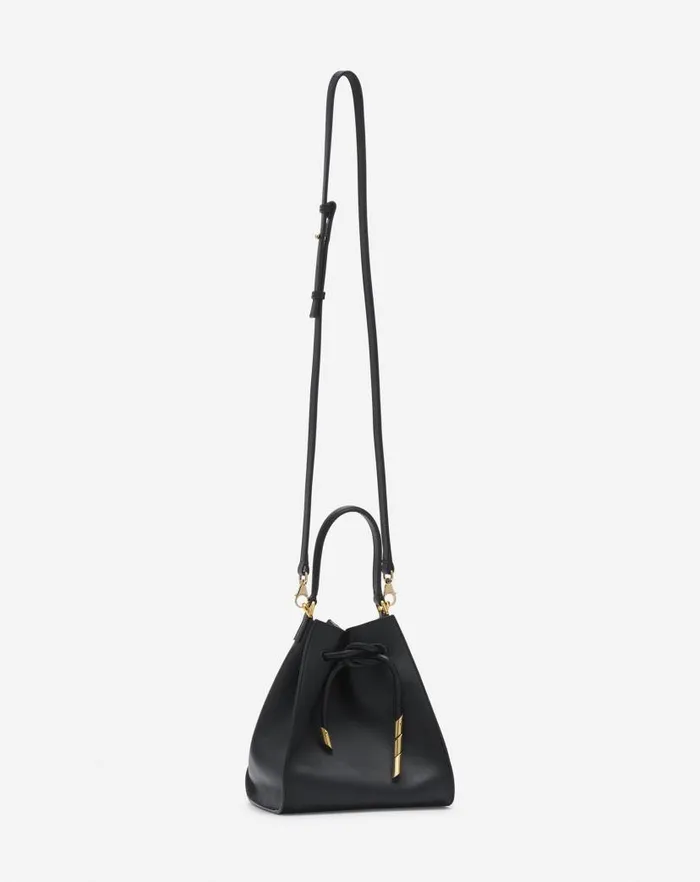 Women Lanvin Mini Bags and Clutches Small Leather Sequence By Lanvin Handbag Black