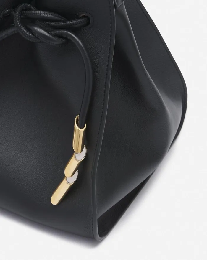Women Lanvin Mini Bags and Clutches Small Leather Sequence By Lanvin Handbag Black