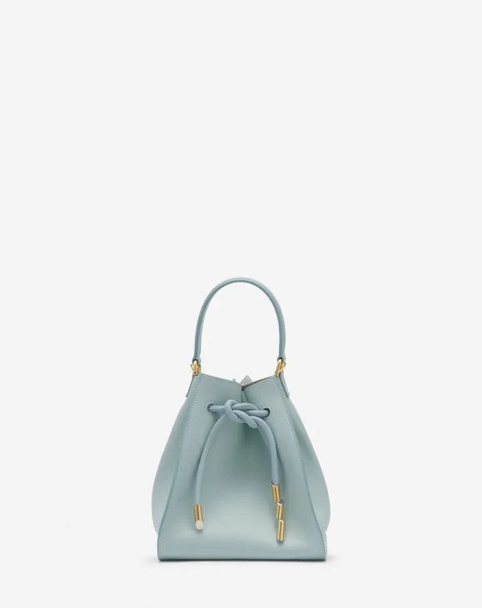 Women Lanvin Mini Bags and Clutches Small Leather Sequence By Lanvin Handbag Ice Blue Women Lanvin Mini Bags and Clutches Small Leather Sequence By Lanvin Handbag Ice Blue