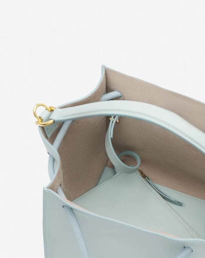 Women Lanvin Mini Bags and Clutches Small Leather Sequence By Lanvin Handbag Ice Blue