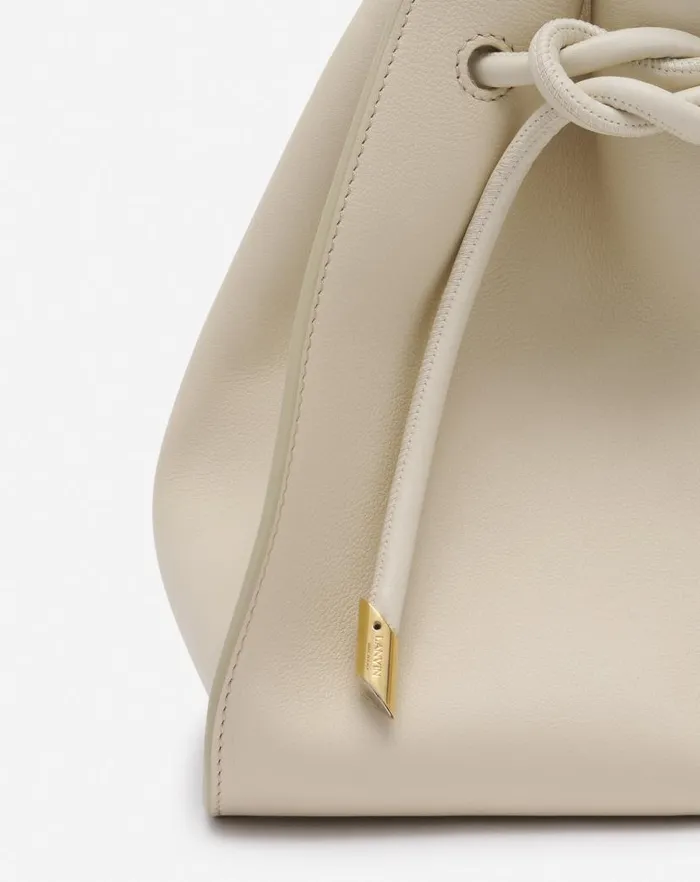 Women Lanvin Mini Bags and Clutches Small Leather Sequence By Lanvin Handbag Plaster