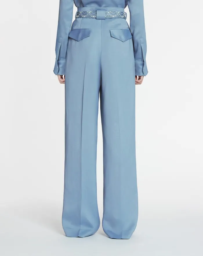 Women Lanvin Pants Embroidered Wideleg Pants Lunar Women Lanvin Pants Embroidered Wideleg Pants Lunar