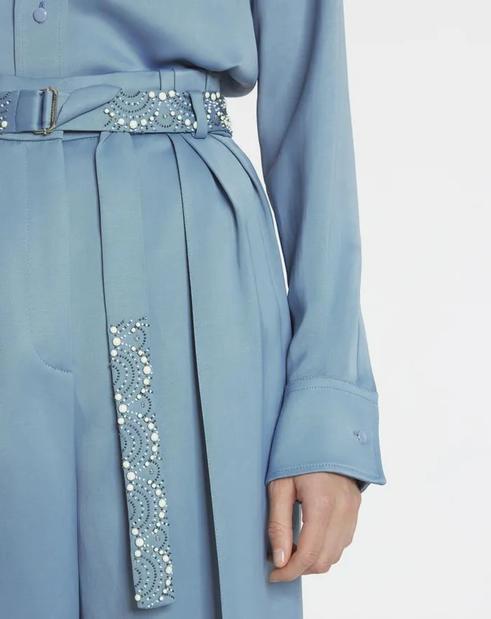 Women Lanvin Pants Embroidered Wideleg Pants Lunar Women Lanvin Pants Embroidered Wideleg Pants Lunar
