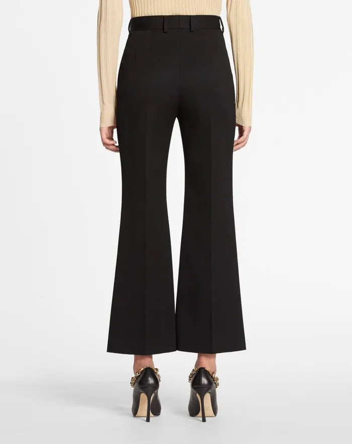Women Lanvin Pants Flared Pants Black