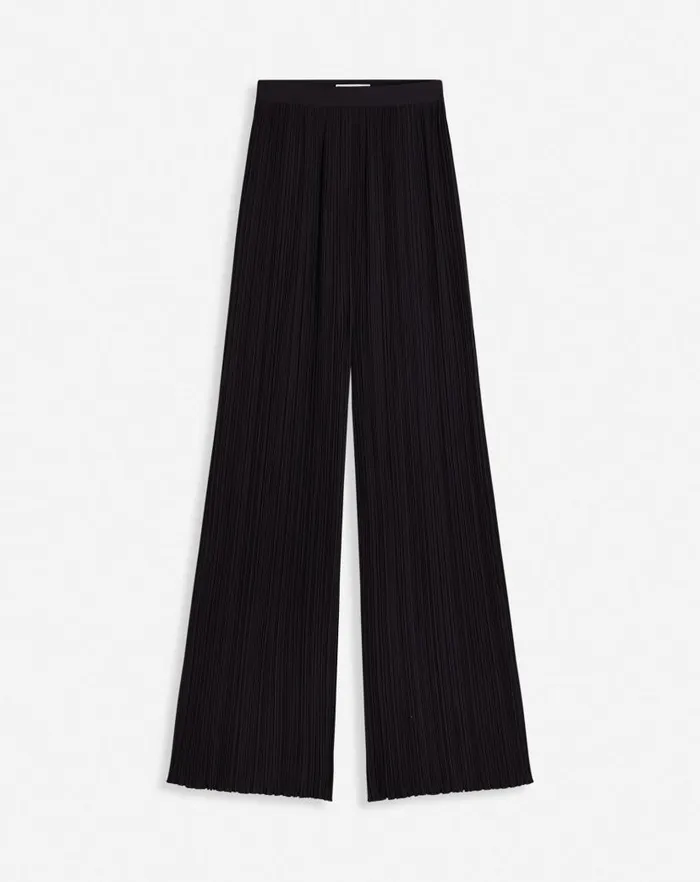 Women Lanvin Pants Pleated Pants Black